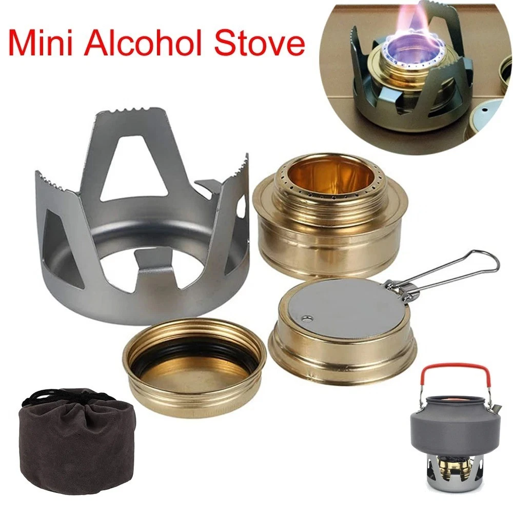 Outdoor Mini Portable Alcohol Stove Burner