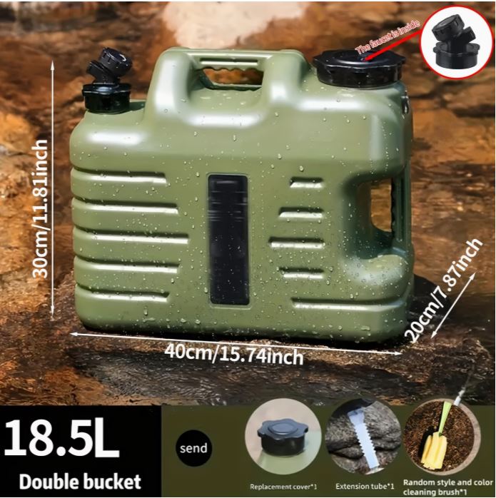 Portable Camping Water Container with Faucet
