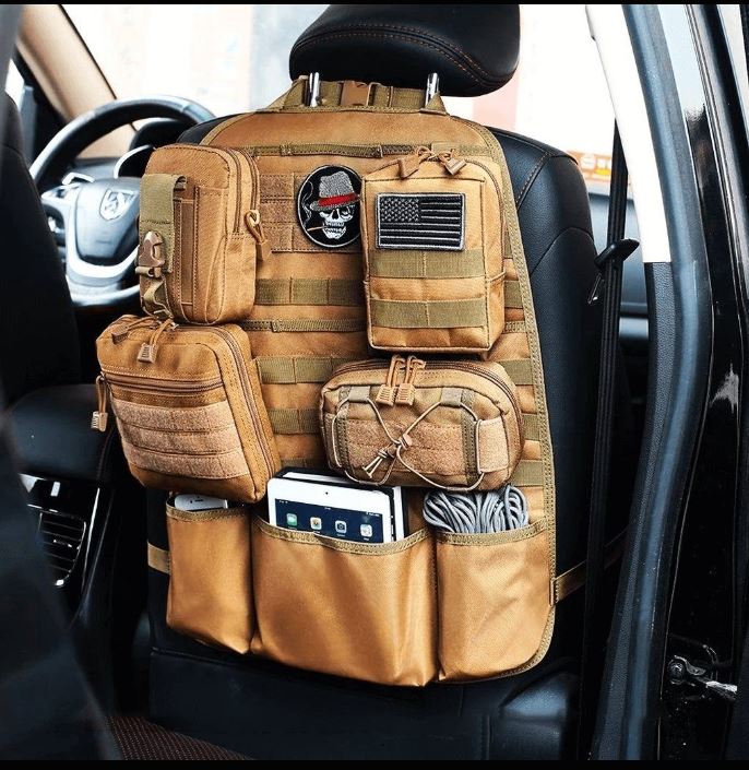 Stealth Night Ops - Tactical Backseat MOLLE Organizer