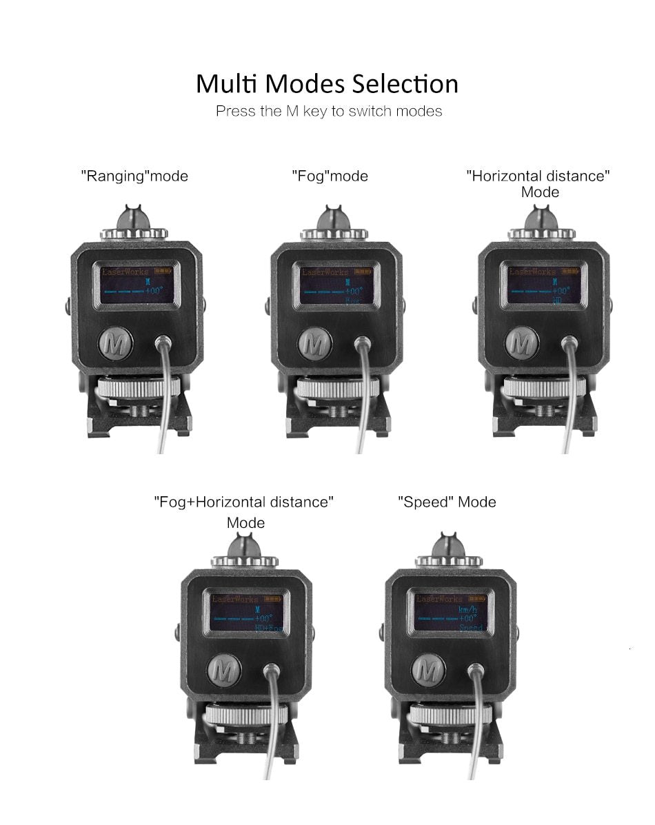 Stealth Night Ops™ - Black Laser Range Finder
