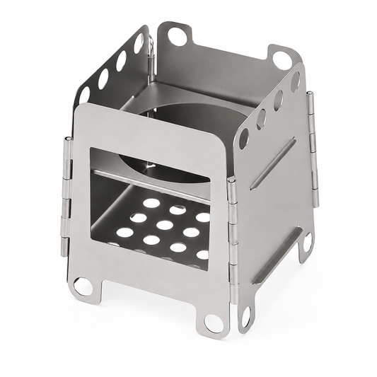 Lightweight Titanium Camping Wood Stove