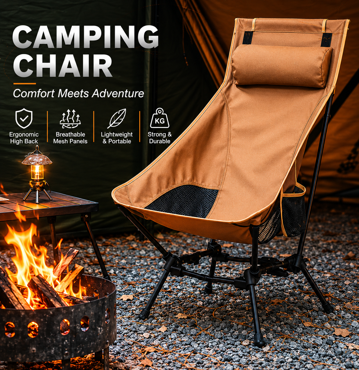 Primitive Element Summit High-Back Camp Chair