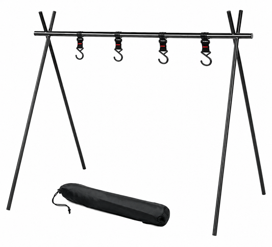 Foldable Tripod Camping Hanging Rack