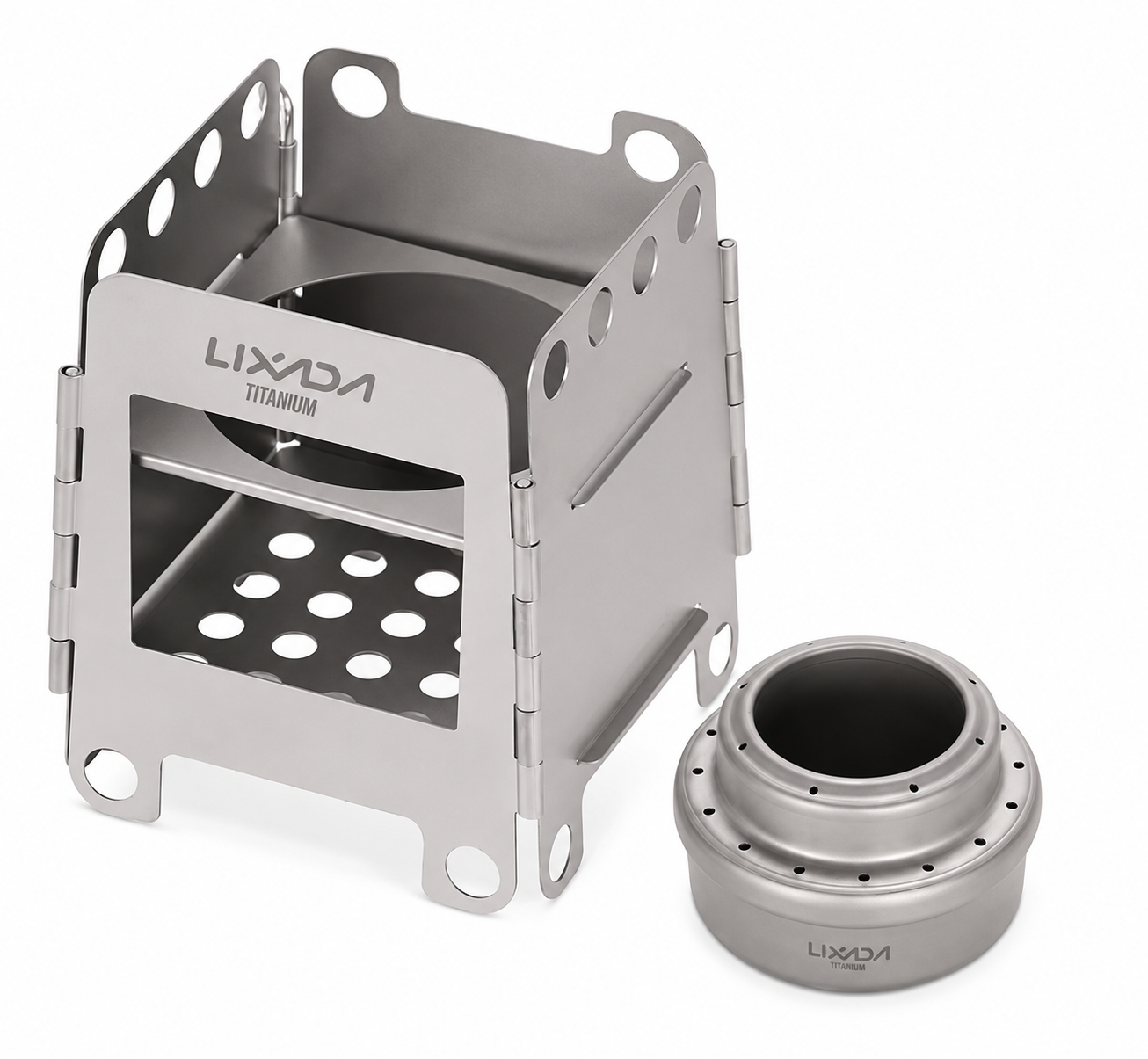 Lightweight Titanium Camping Wood Stove