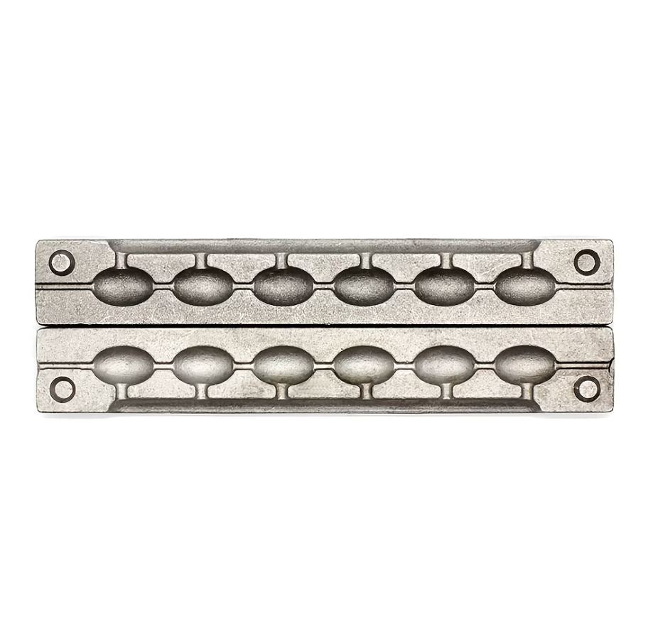 6-Cavity Fishing Sinker Mold