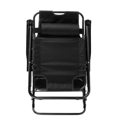 Portable 2-in-1 Reclining Camp Chair Bed