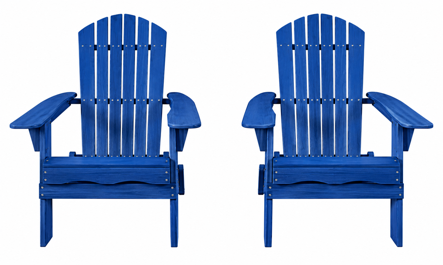 Folding Adirondack Chair — Fire Pit & Patio Set