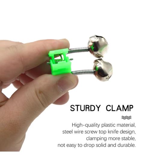 Fishing Bite Alarm Bell Clips - 10pcs