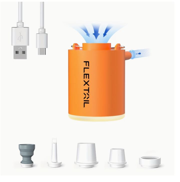Portable Air Pump & Camping Light
