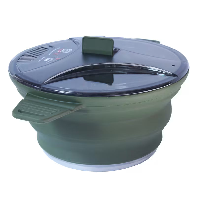 Collapsible Camping Cook Pot - Portable Cookware for Outdoor Hiking