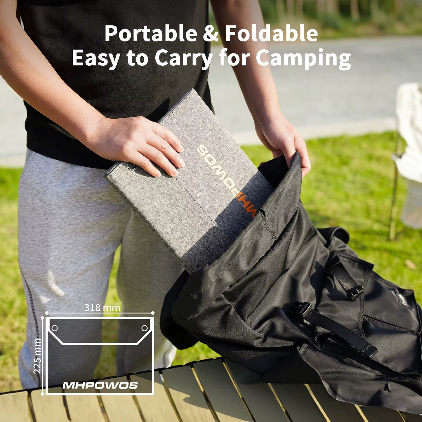 40W Foldable Solar Panel Charger