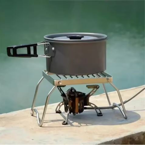 Portable Stainless Steel Camping Stove Holder
