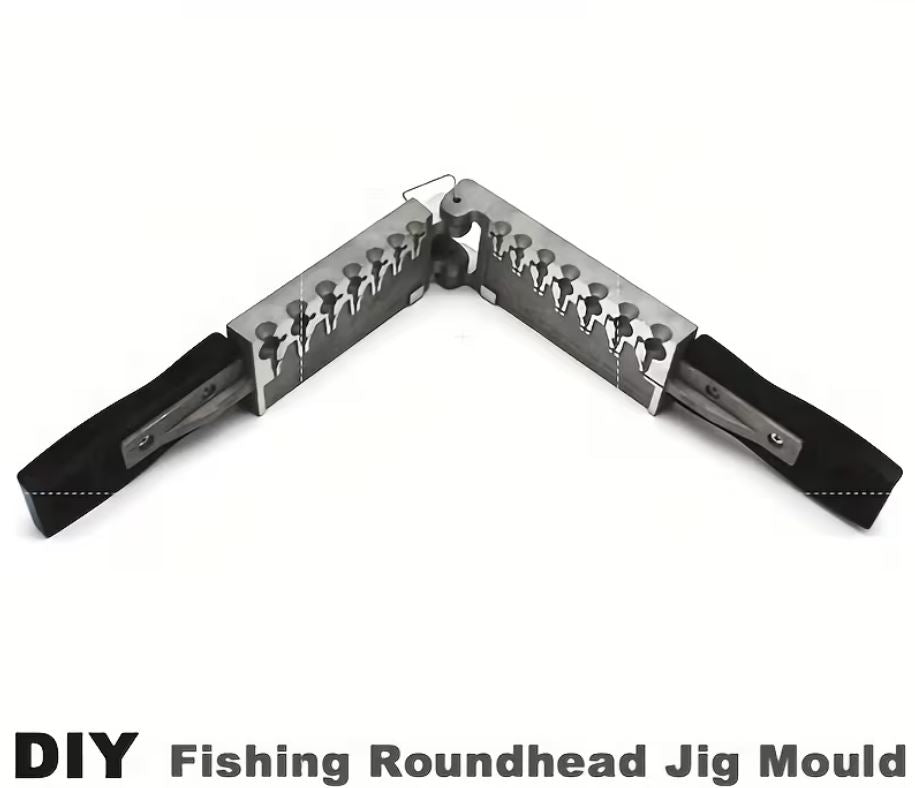 Fishing Roundhead Jig Mould - 7 Cavity