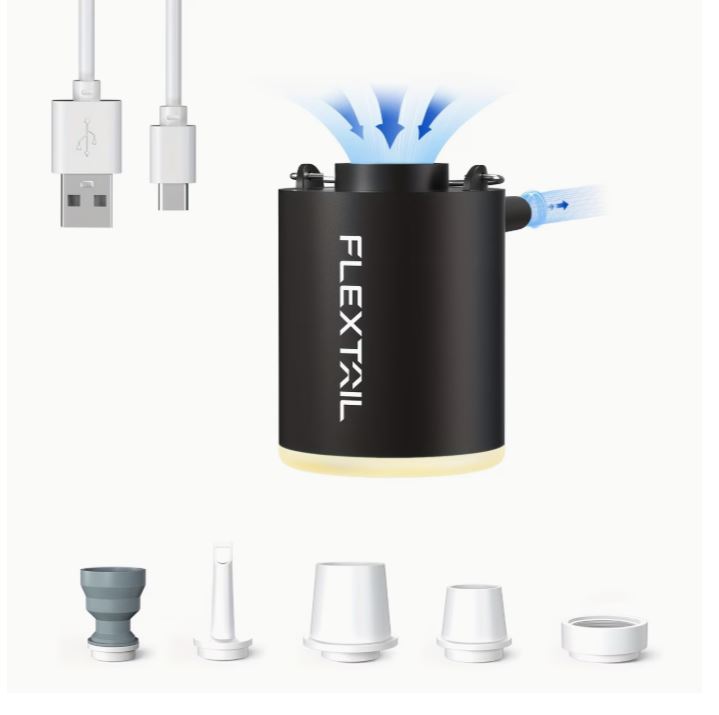 Portable Air Pump & Camping Light