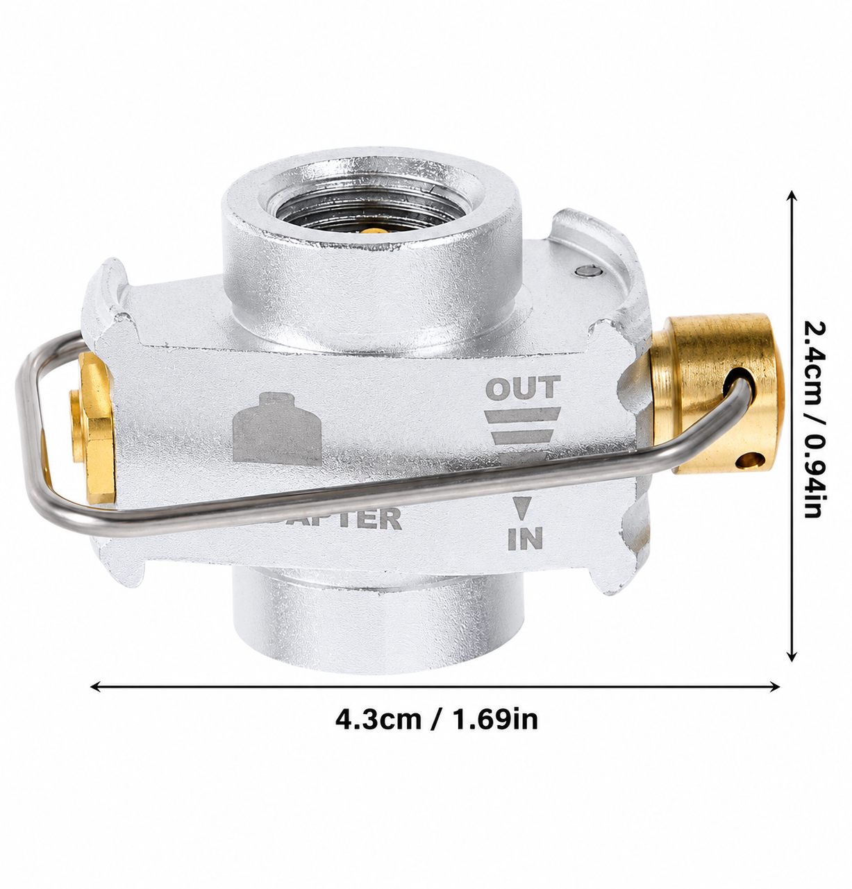 Flat Canister Adapter Valve