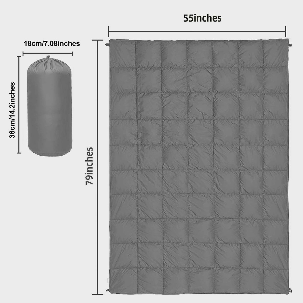 Outdoor Puffy Blanket — Foldable & Lightweight