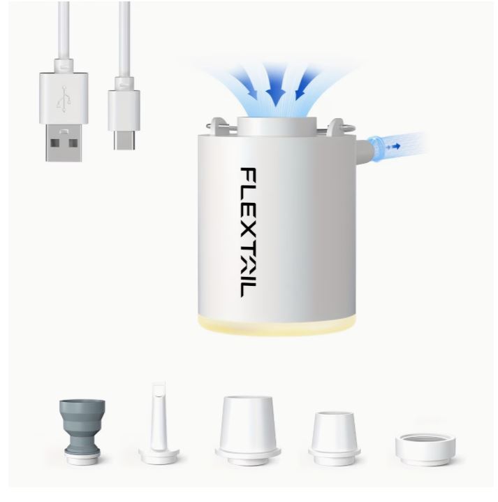 Portable Air Pump & Camping Light