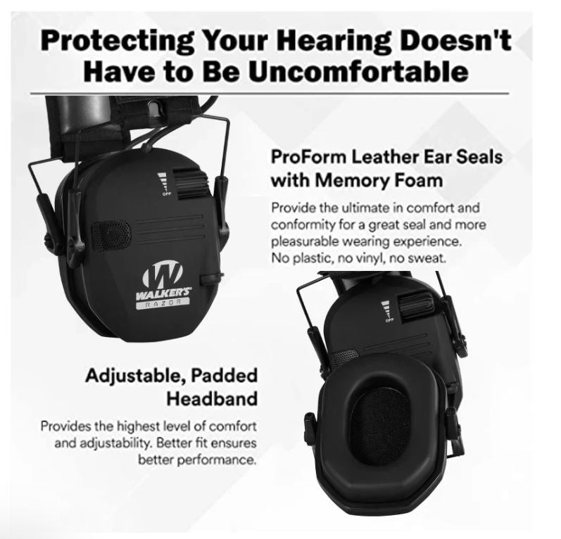 Electronic Anti-Noise Hearing Protection Earmuffs