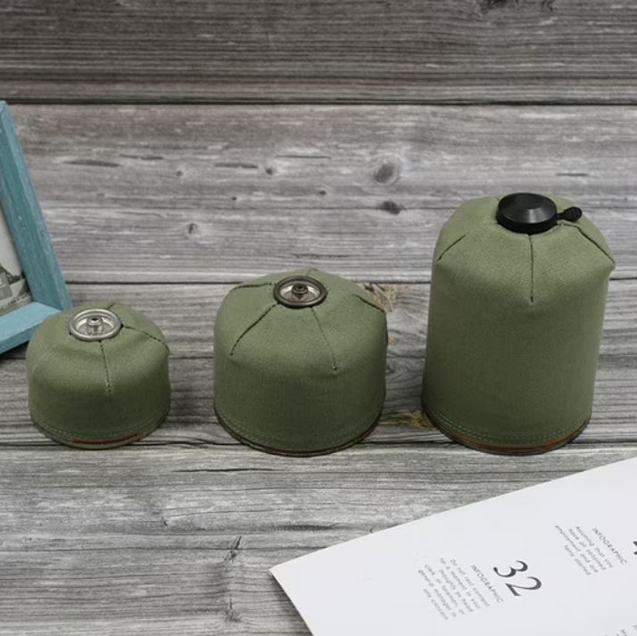 Canvas Camping Gas Canister Storage Cover