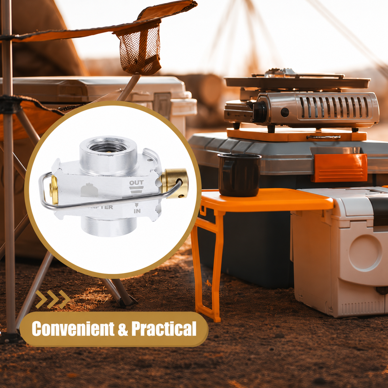 Flat Canister Adapter Valve