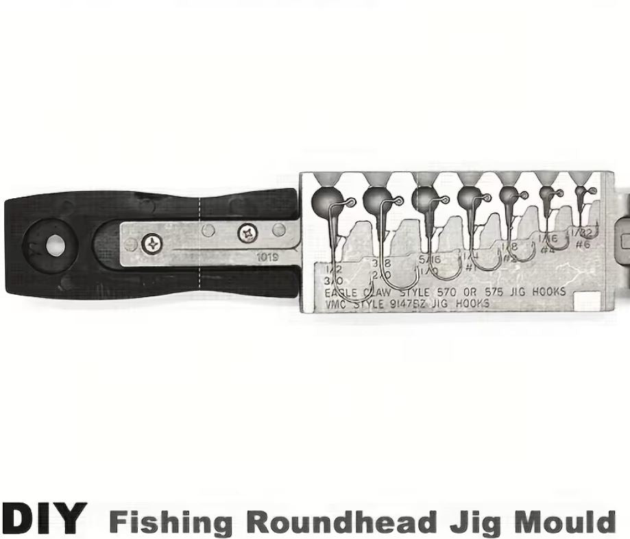 Fishing Roundhead Jig Mould - 7 Cavity