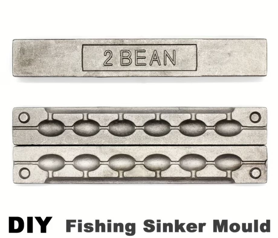 6-Cavity Fishing Sinker Mold