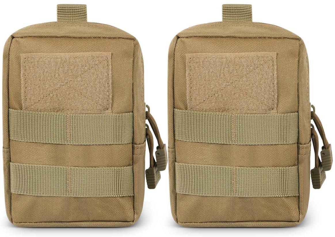 Tactical MOLLE Utility Pouch Set (4-Pack)