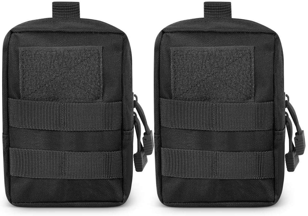 Tactical MOLLE Utility Pouch Set (4-Pack)