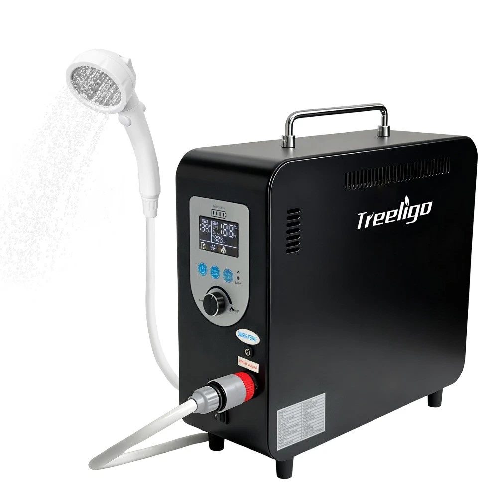 Propane Water Heater Shower W/Pump Portable for Outdoor Camping Hunting Cleaning