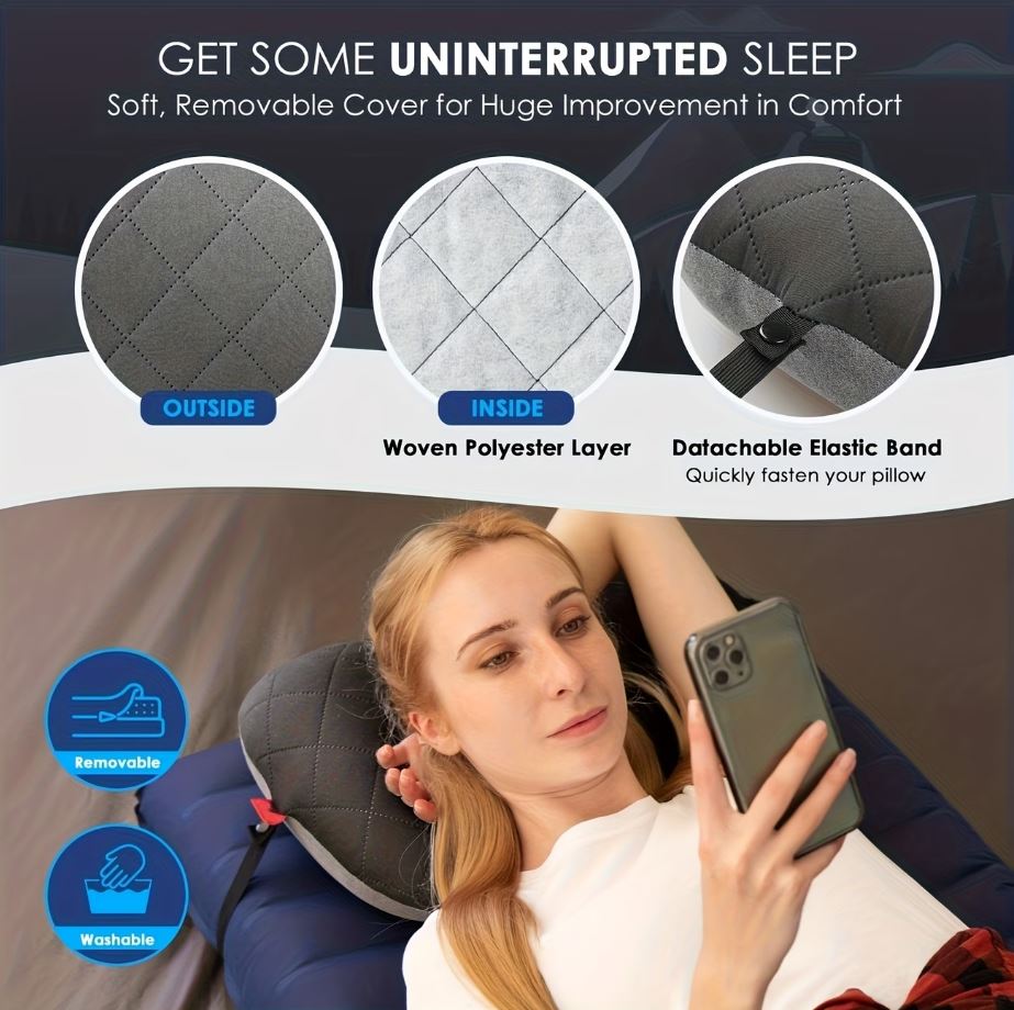 Ultralight Inflatable Camping Pillow