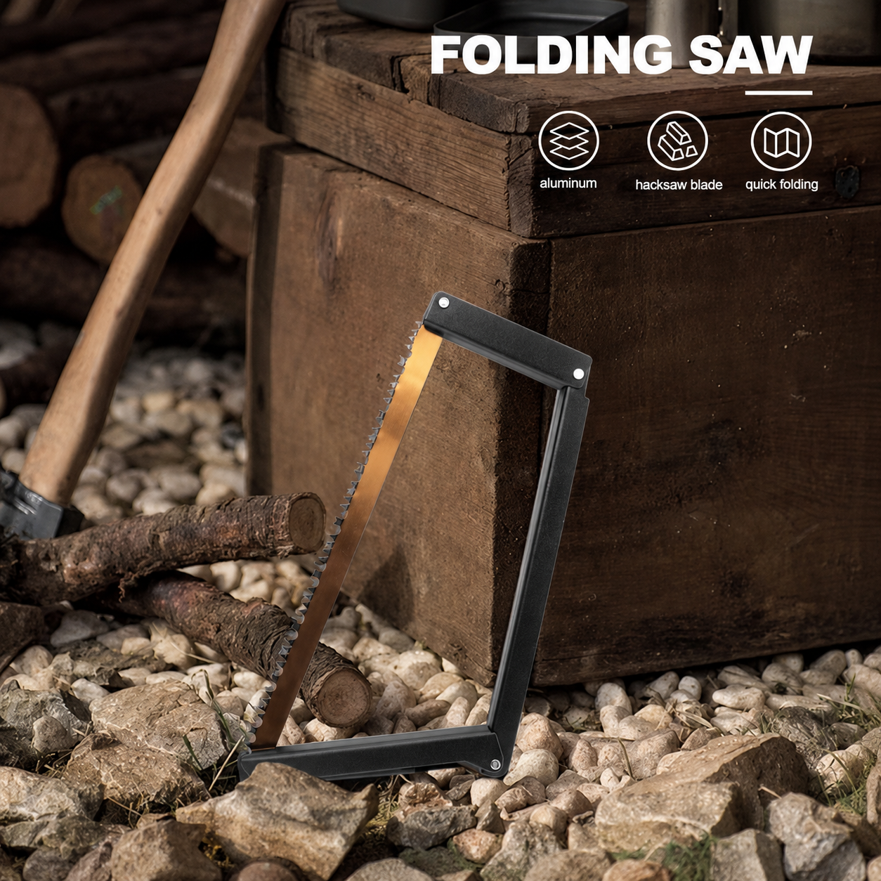 Portable Folding Hand Saw with 32cm Blade
