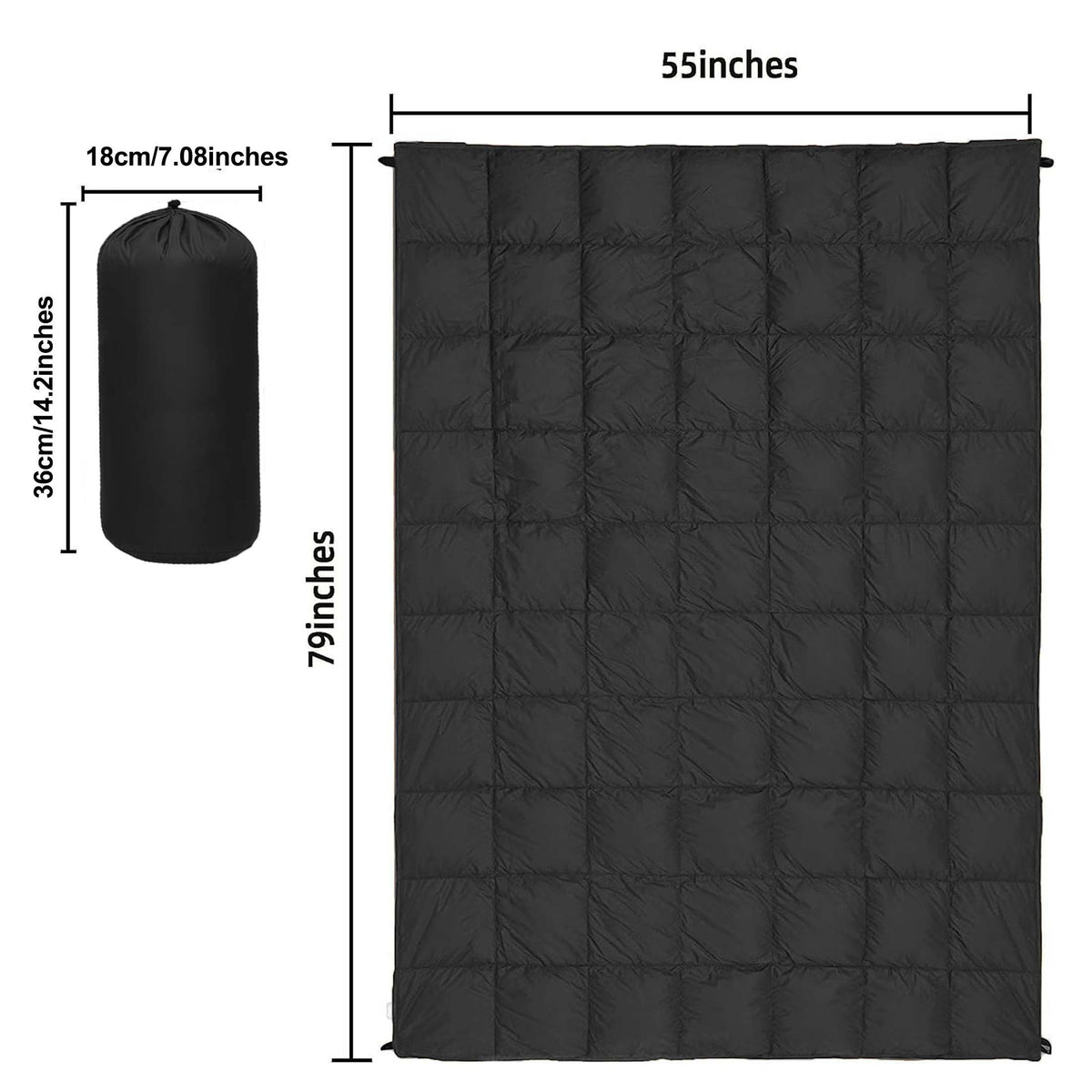 Outdoor Puffy Blanket — Foldable & Lightweight