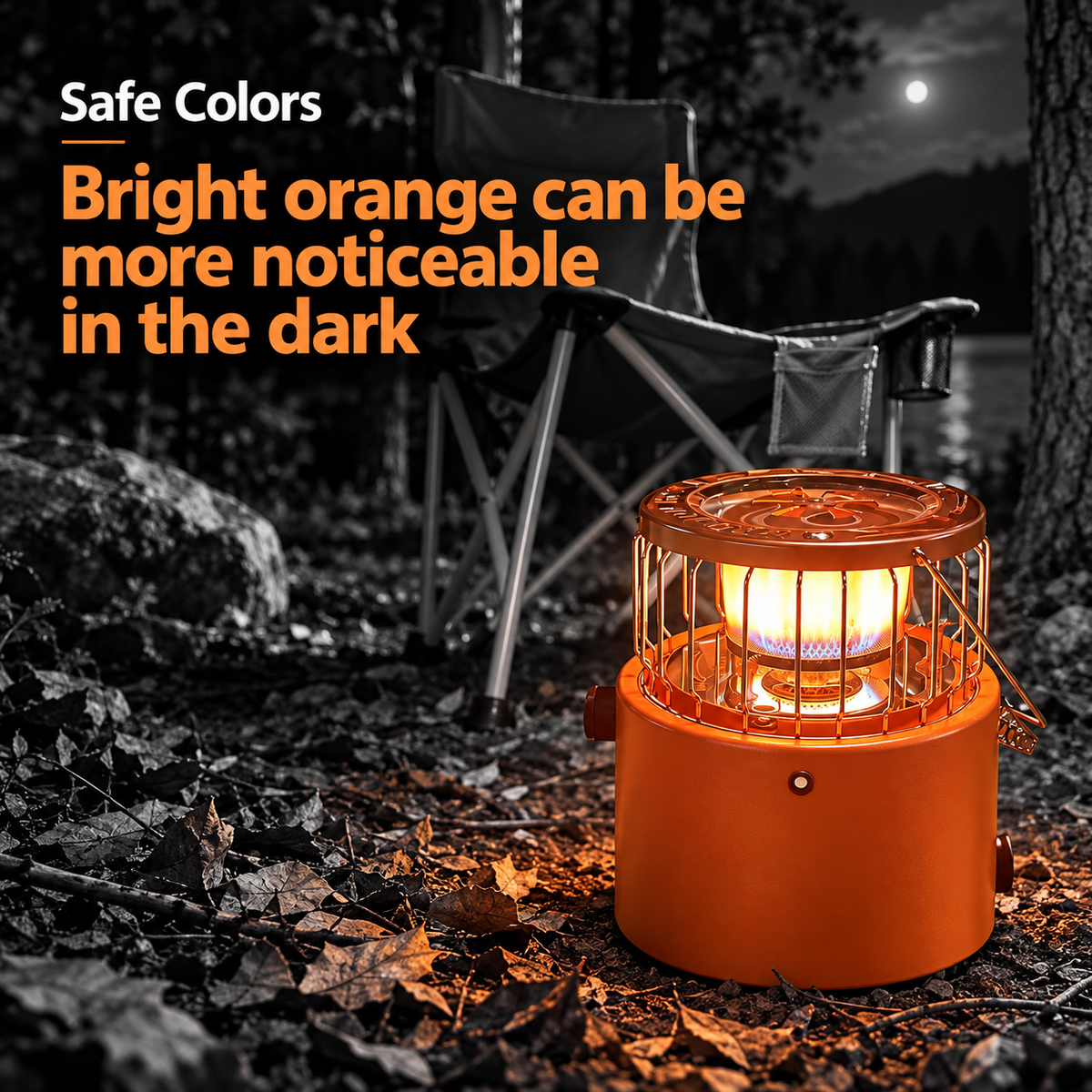 2-in-1 Portable Propane Heater Stove