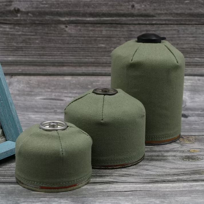 Canvas Camping Gas Canister Storage Cover