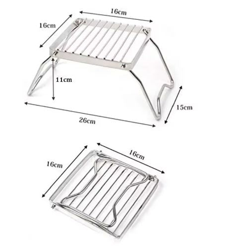 Portable Stainless Steel Camping Stove Holder