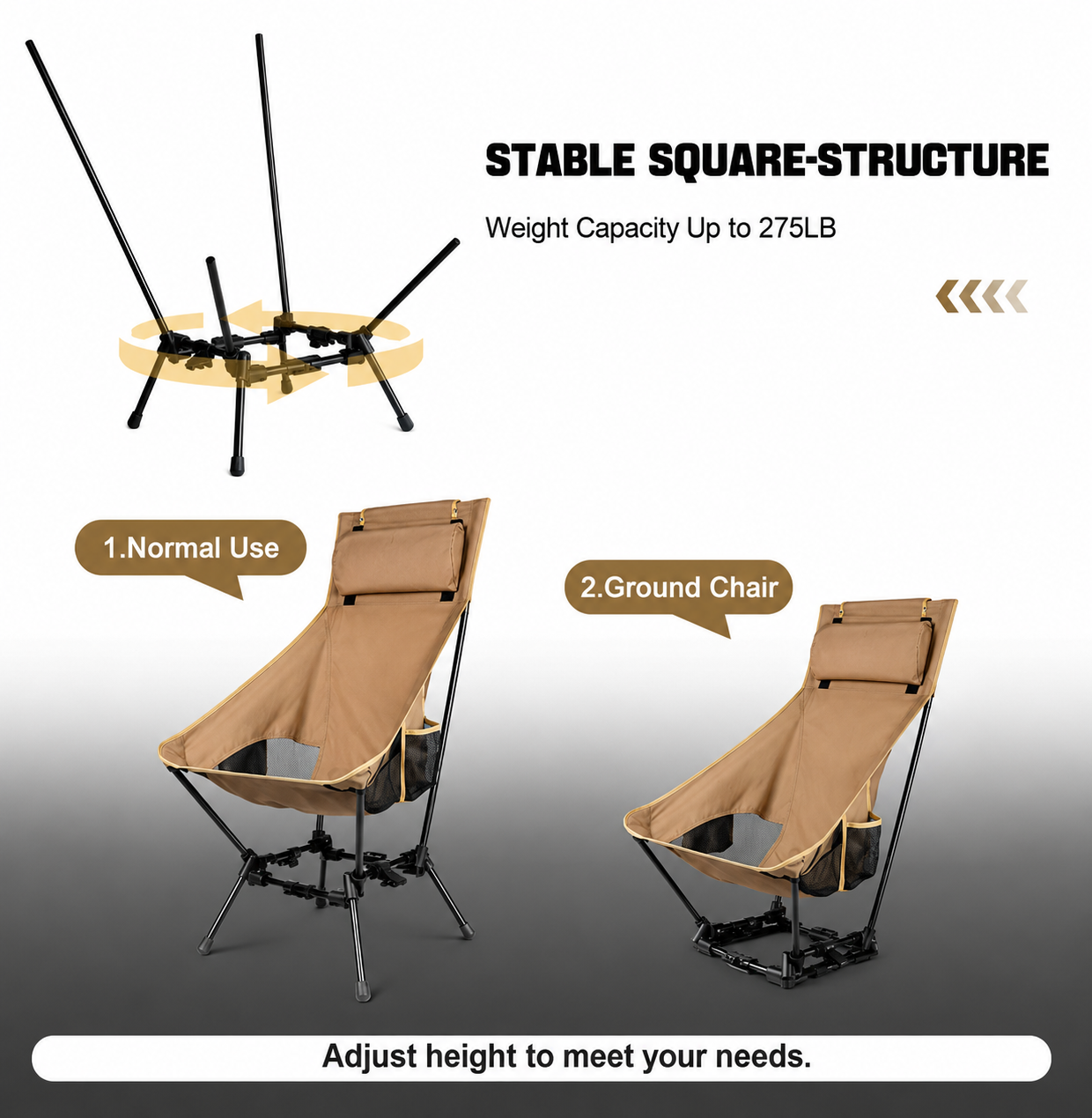 Primitive Element Summit High-Back Camp Chair