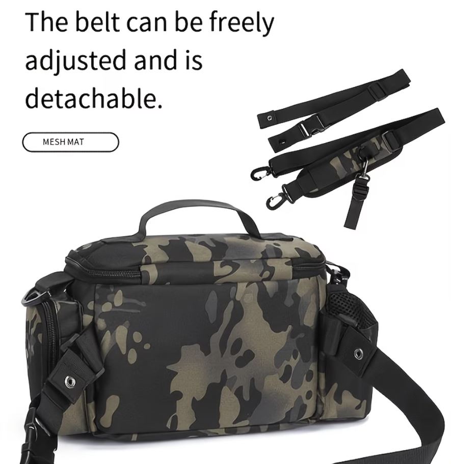 Multi-Functional Fishing Waist Bag - Large Capacity Tackle Organizer