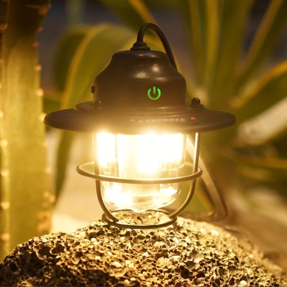 Vintage LED Camping Lantern