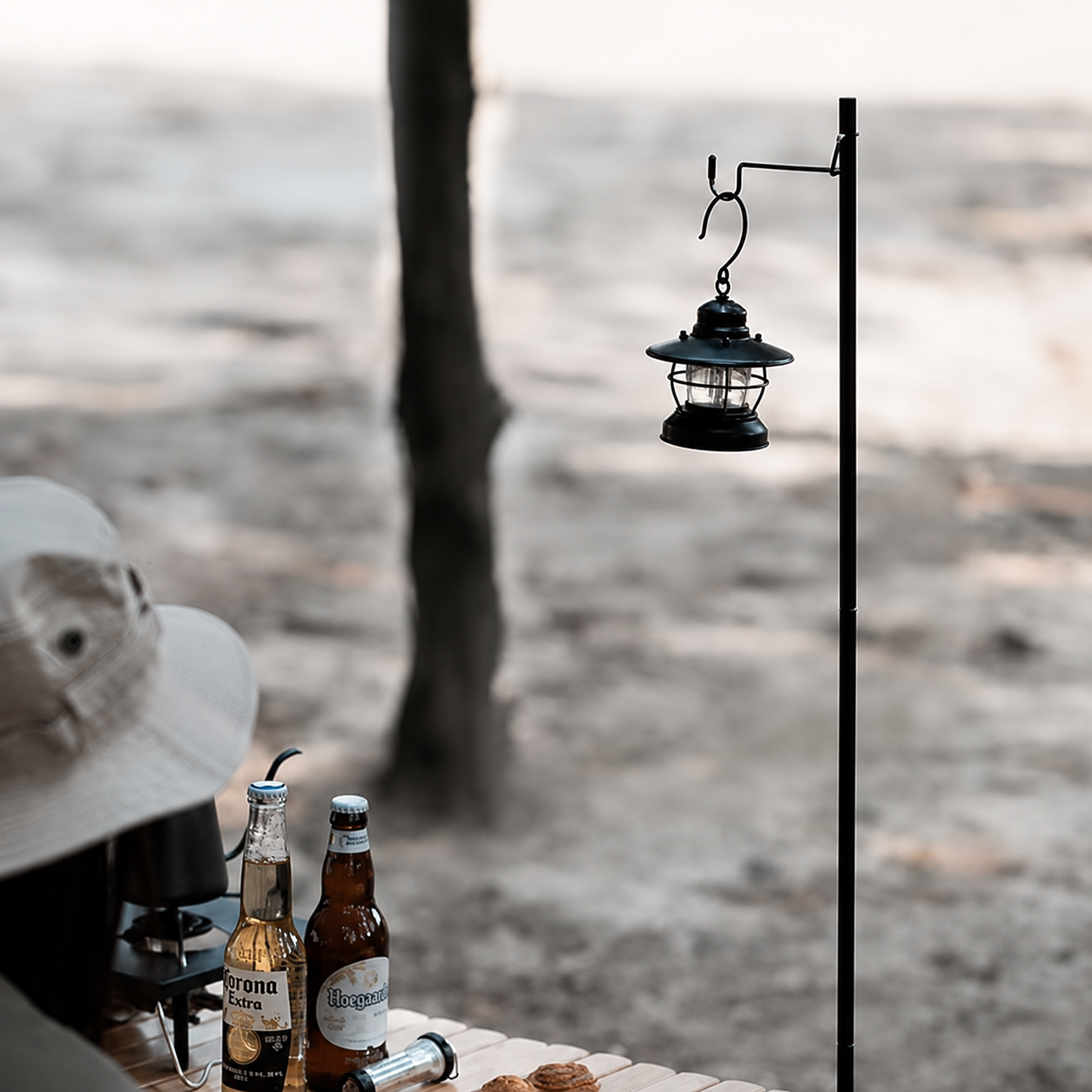 Portable Camping Lantern Hanger Stand