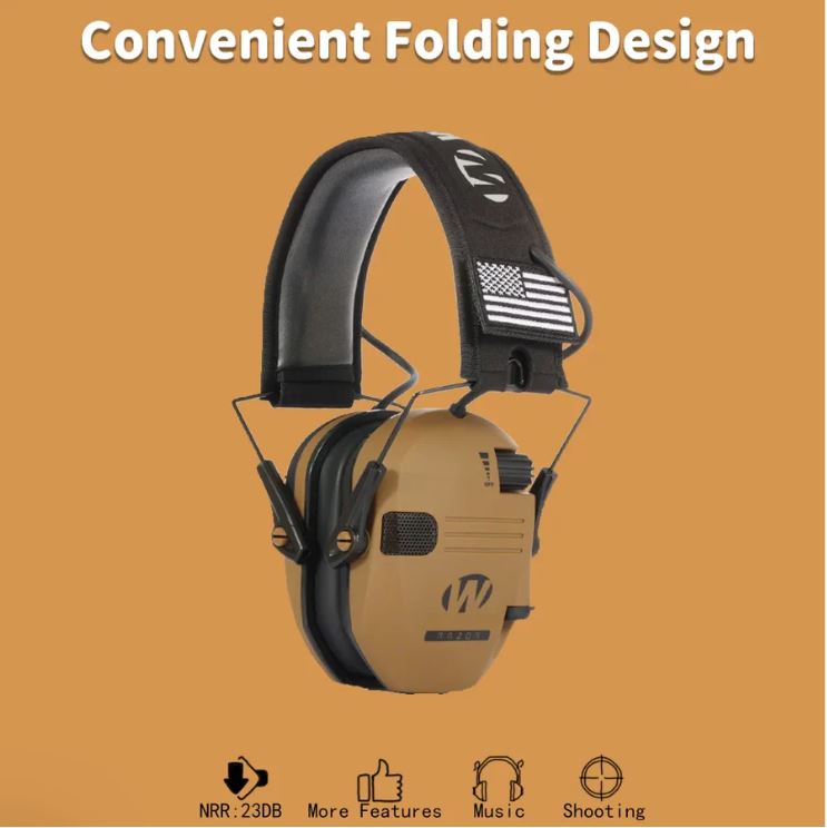Electronic Anti-Noise Hearing Protection Earmuffs