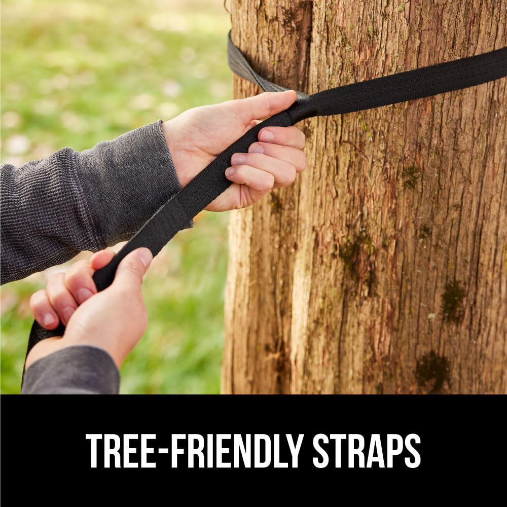 Durable Camping Hammock with Heavy-Duty Tree Straps