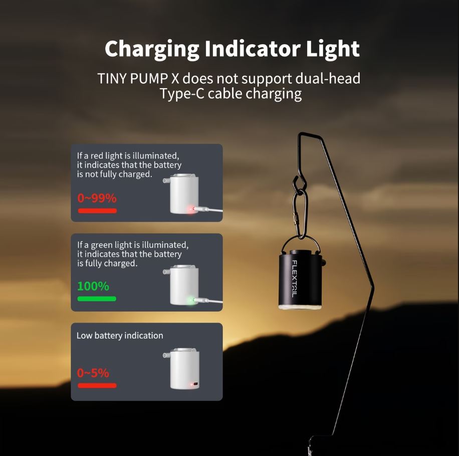 Portable Air Pump & Camping Light