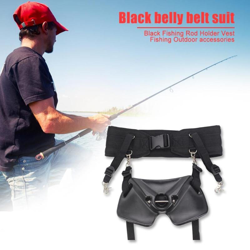 Adjustable Fishing Rod Holder Waist Belt