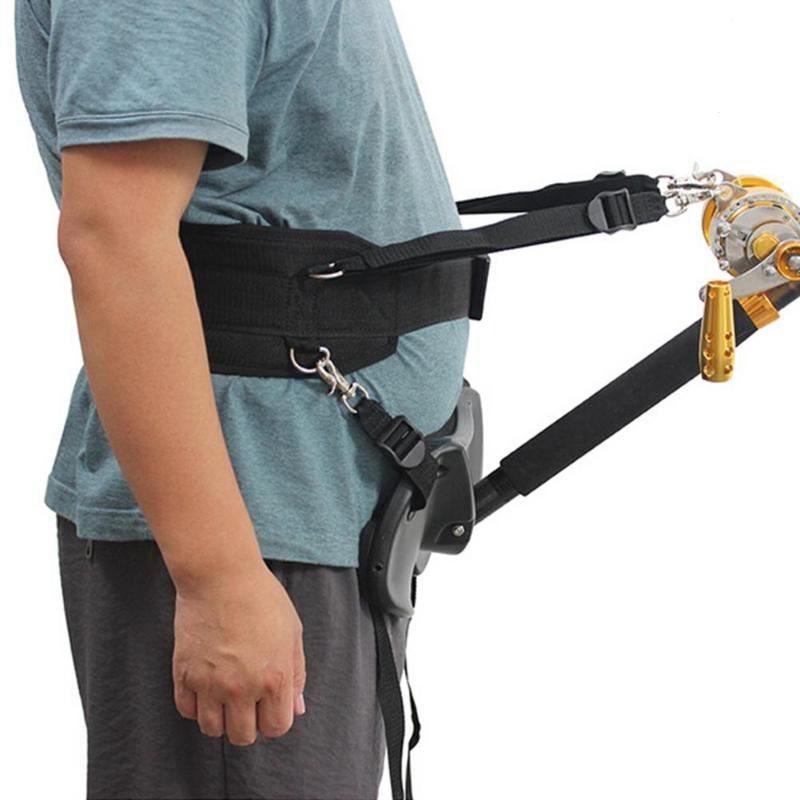 Adjustable Fishing Rod Holder Waist Belt