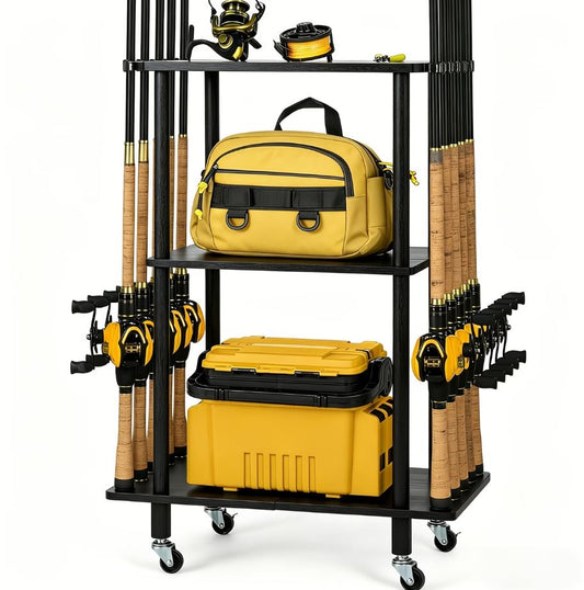 Multi-Tier Cylindrical Mobile Storage Rack