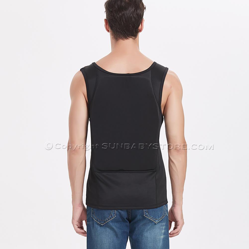 Concealed Bulletproof Vest Ultra Thin T-shirt Undershirt Covert Body Armor - NIJ IIIA Protection