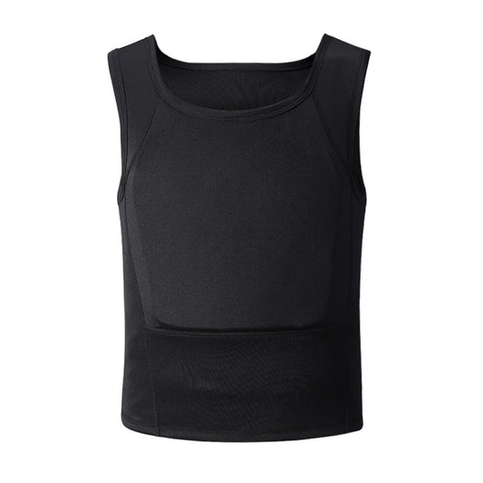 Concealed Bulletproof Vest Ultra Thin T-shirt Undershirt Covert Body Armor - NIJ IIIA Protection