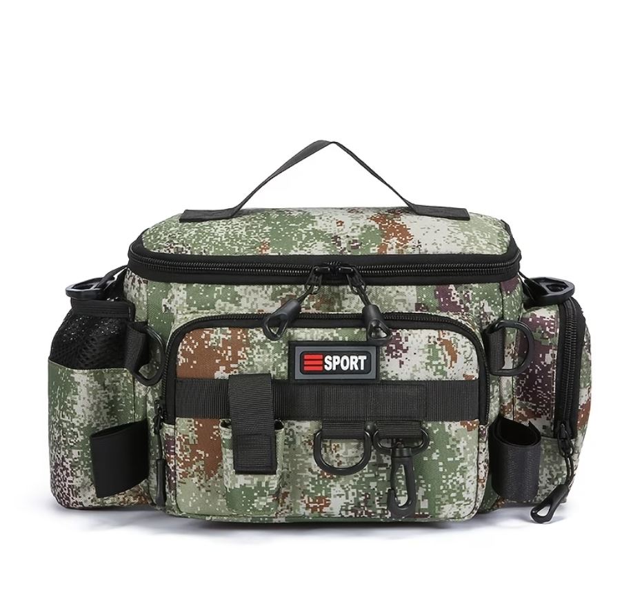 Multi-Functional Fishing Waist Bag - Large Capacity Tackle Organizer