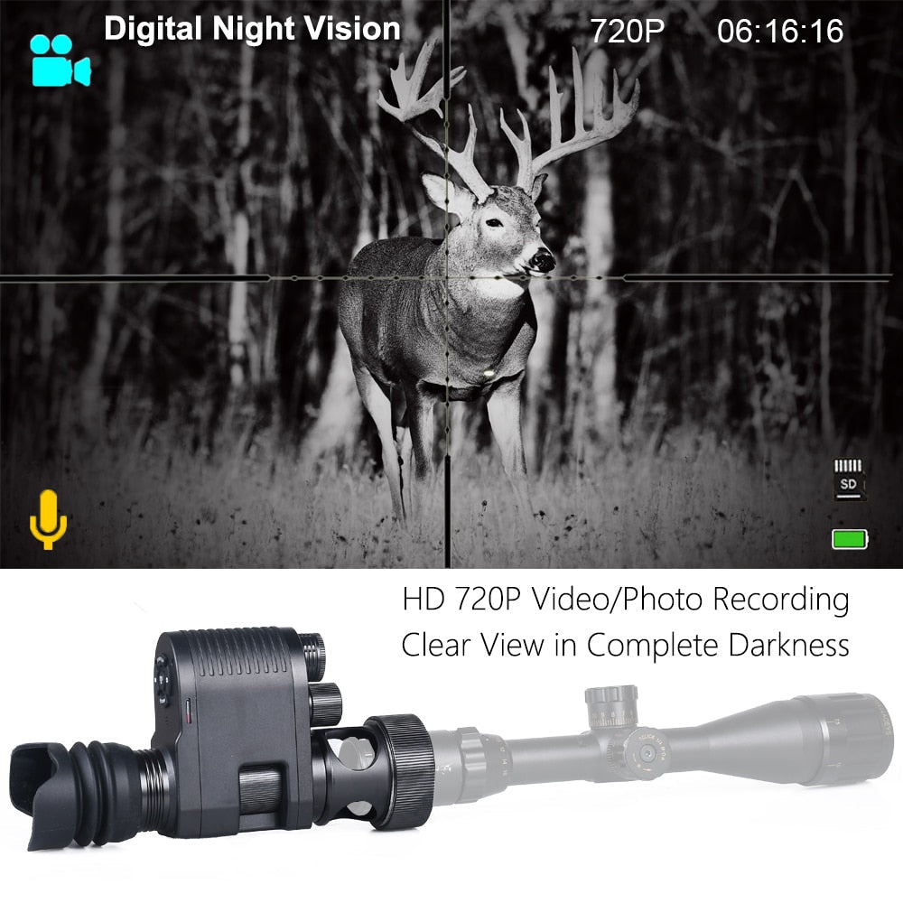3rd Gen Stealth Night Ops™ TF3 - Night Vision Infrared Video Recording Camera Scope