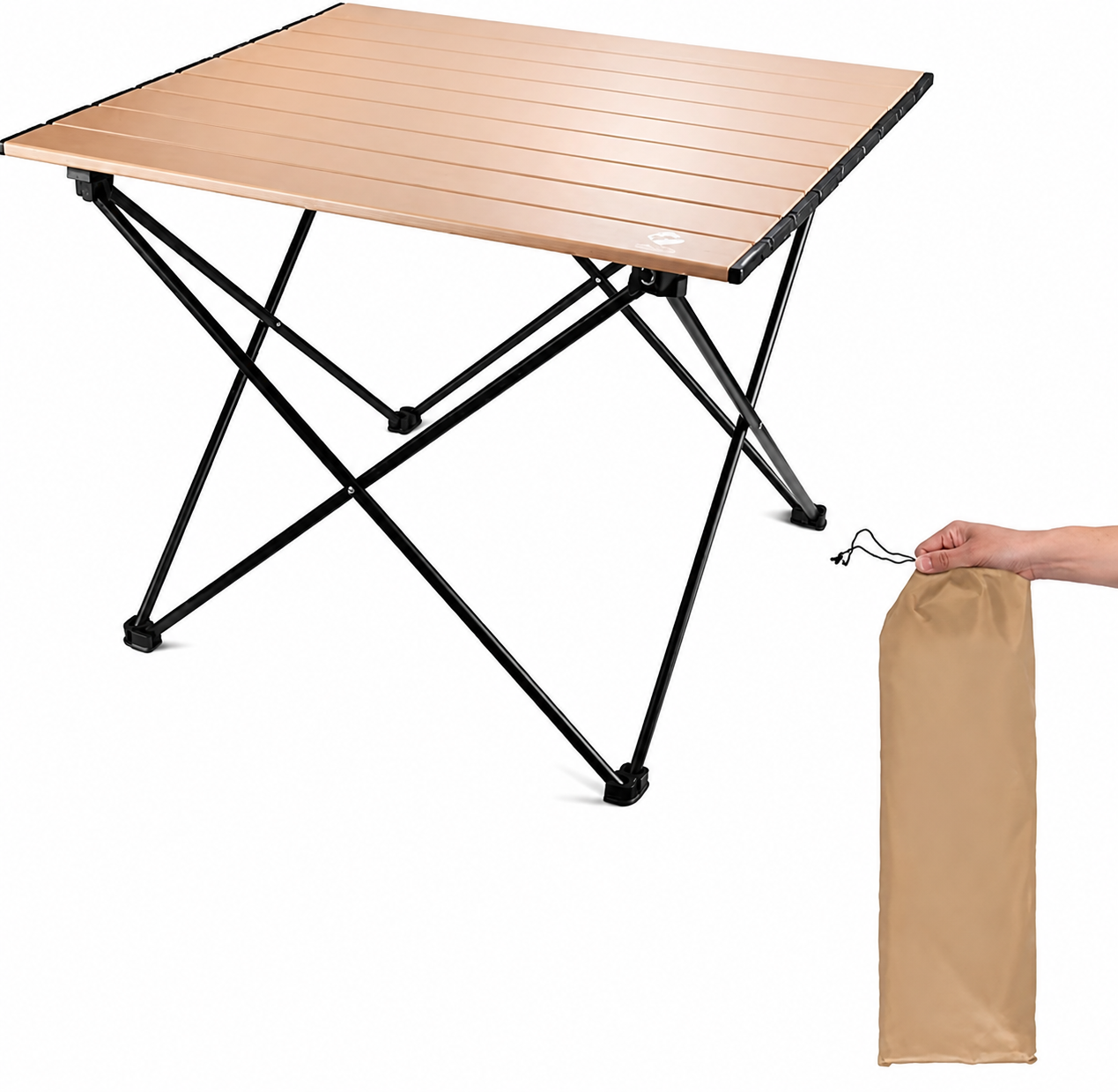 Ultralight Folding Camping Table with Carry Bag